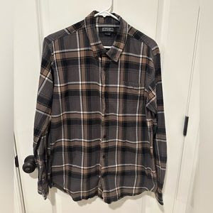 Ezekiel Plaid Flannel Button Up - Large (L)
